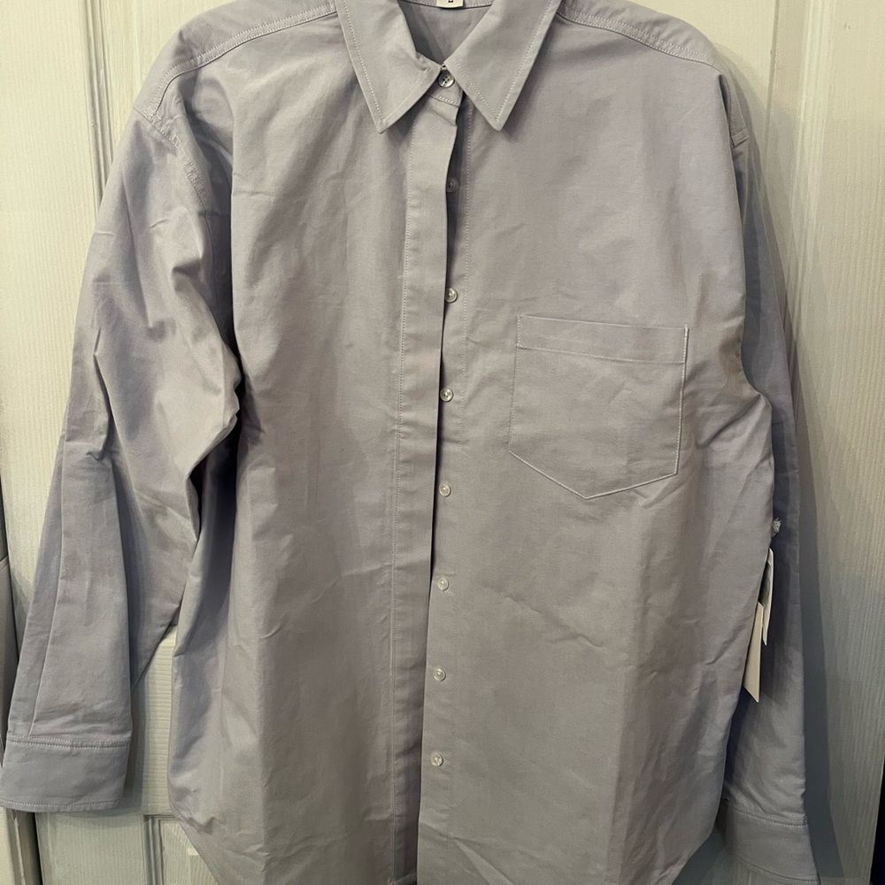 NEW Good American Classic Light Blue Men's Shirt Size M